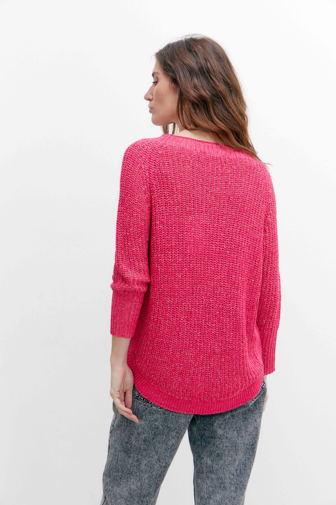 L145GKS5 SWEATER CINTA CON RUEDO CURVO