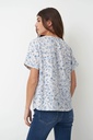 L146GBH1 BLUSA ESCOTE V ESTAMPADO FLORAL