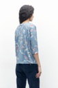 L150GBT1 BLUSA ESTAMPADO ROMBOS FLORALES