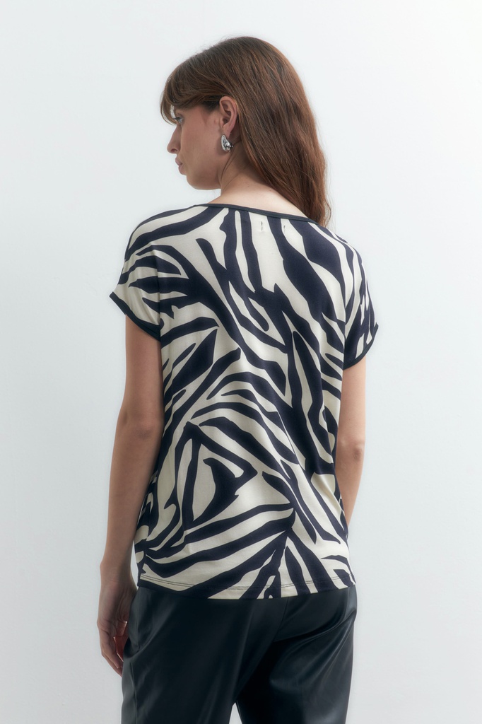 L155GBH7 BLUSA ANIMAL PRINT