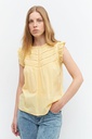 L158GTS3 MUSCULOSA ROMANTICA CON ALFORZAS