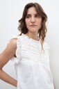 L158GTS3 MUSCULOSA ROMANTICA CON ALFORZAS