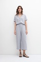 L158GPP3 PANTALON WIDE LEG DE LINO