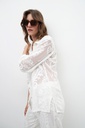 L158GBL2 CAMISA REJILLA FLORAL