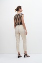 L158GPS3 PANTALON DE LINO METALIZADO