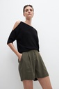 L158GPH3 SHORT DE LINO CON PINZAS