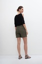 L158GPH3 SHORT DE LINO CON PINZAS