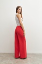 L158GPP4 PANTALON ANCHO DE LINO CON TAJO
