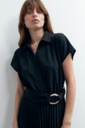 L155GDX5 VESTIDO CON FALDA PLISADA