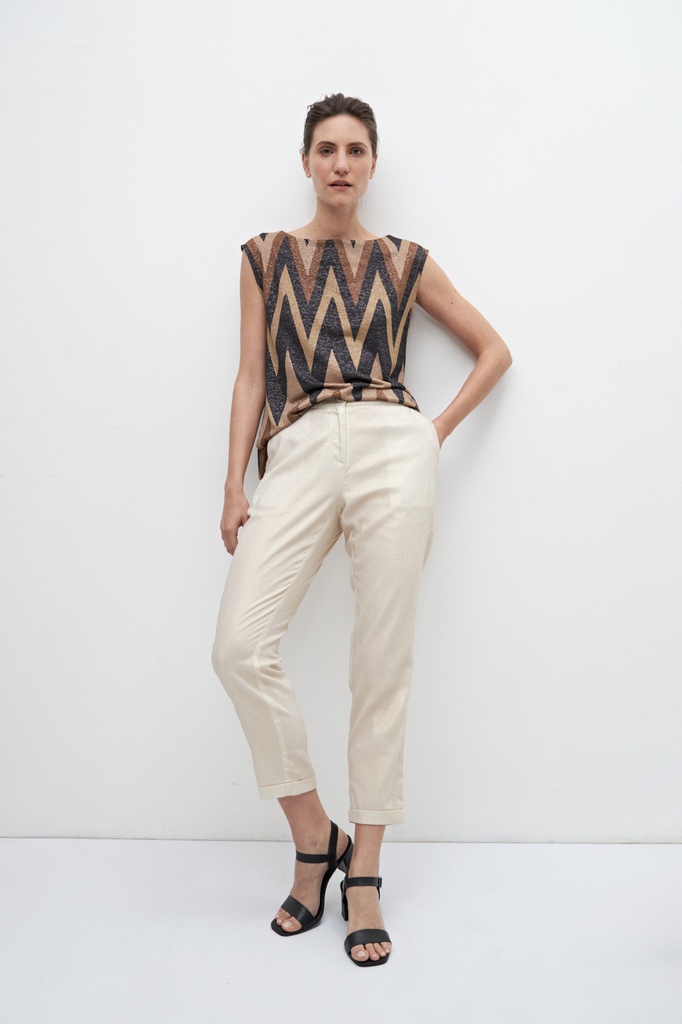 L158GBH9 BLUSA ZIGZAG
