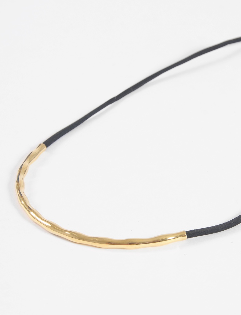L160AJN4 COLLAR CON CORDON Y DIJE ACERO