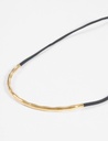 L160AJN4 COLLAR CON CORDON Y DIJE ACERO