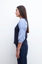 L160GTT4 REMERA CON MANGAS ABULLONADAS