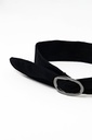 L160ALB2 FAJA DE SUEDE CON HEBILLA METALICA