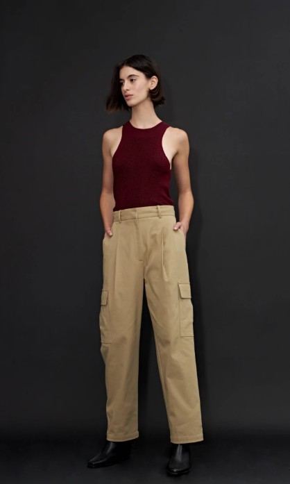 L150GPS7 PANTALON CARGO PINZADO