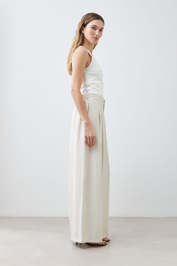 L167GPP9 PALAZZO CON PINZAS