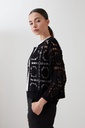 L167GKC1 CHAQUETA TEJIDA CROCHET