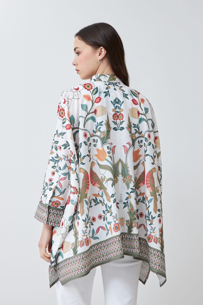 L167GBL3 CAMISA OVERSIZED CON ESTAMPA FLORAL