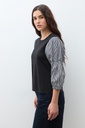 L170GTT1 REMERA CON MANGAS VICHY