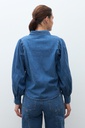 L170GBL14 CAMISA DE JEAN MANGAS ABULLONADAS