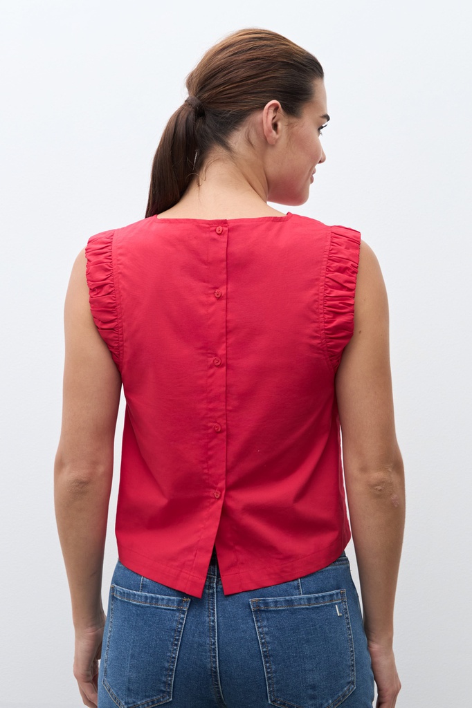 L170GBS1 BLUSA CON SISA DRAPEADA
