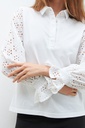 L163GTL2 REMERA CON MANGAS DE BRODERIE