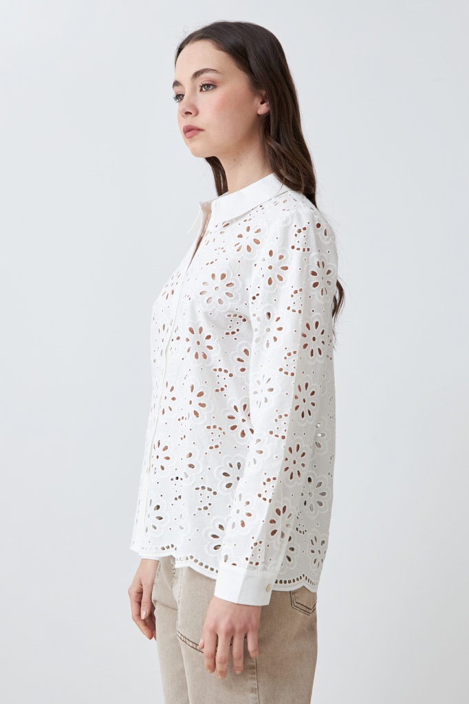 L167GBL6 CAMISA DE BRODERIE