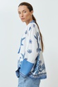 L168GOK1 KIMONO ESTAMPADO CON CIERRE