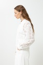 L168GOC2 CAMPERA BRODERIE CON CIERRE