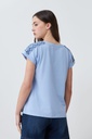 L167GTH12 REMERA CON BORDADO EN HOMBROS