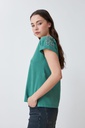 L167GTH12 REMERA CON BORDADO EN HOMBROS