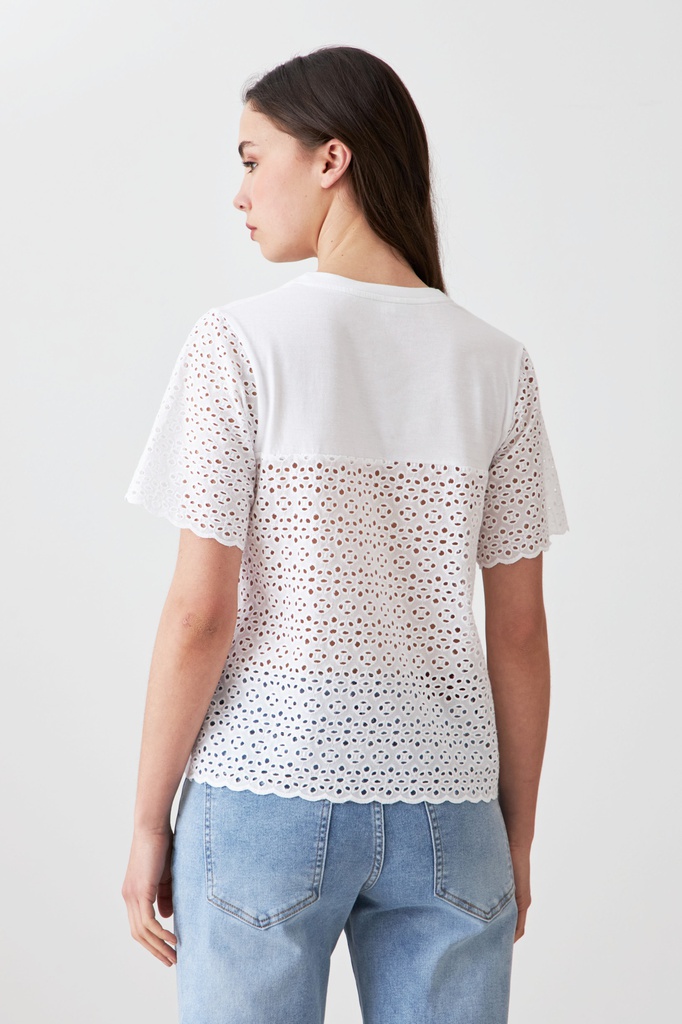 L167GTH3 REMERA CON BRODERIE