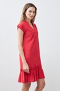 L167GDM6 VESTIDO MIDI CON VOLADO