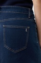 L165GSM1 MAXI FALDA DE JEAN CON TAJOS Y BOTONES
