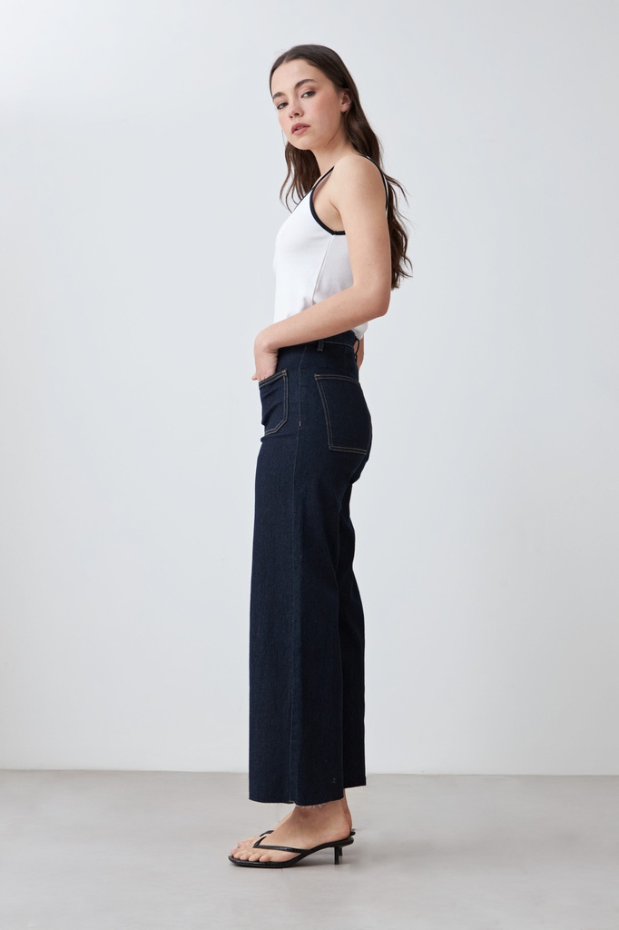 L168GPT2 JEAN CULOTTE PAULINA CON BOLSILLOS