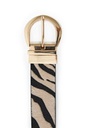 L167ALB1 CINTURON ESTAMPA CEBRA REVERSIBLE