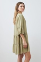 L167GDM2 VESTIDO MIDI DE LYOCELL