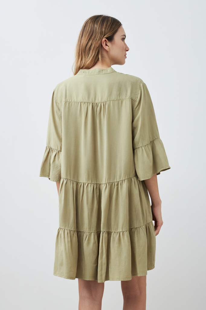 L167GDM2 VESTIDO MIDI DE LYOCELL