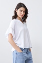 L166GBH6 BLUSA CON VOLADO
