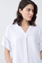 L166GBH6 BLUSA CON VOLADO