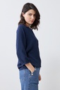 L166GBH7 BLUSA FANTASIA ESCOTE V