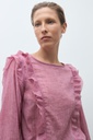 L170GBL1 BLUSA BOHO CON VOLADOS