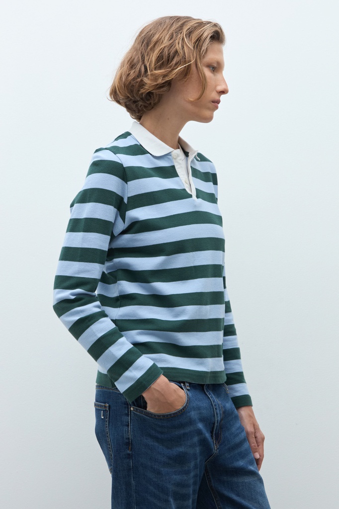 L172GTL2 REMERA RAYADA CUELLO POLO