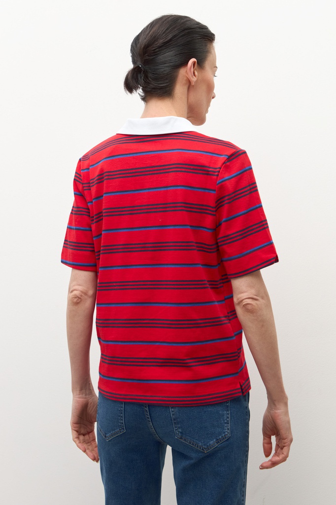 L170GTT6 REMERA RAYADA CUELLO POLO