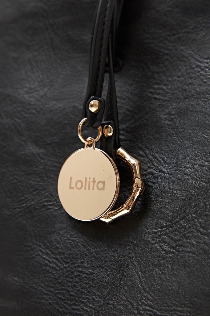 L165ABT1 CARTERA TOTE CON DIJES METALICOS