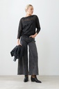 L165GBL4 BLUSA LENTEJUELAS MANGA DOLLMAN