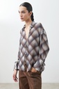 L165GBL9 CAMISA ESCOCESA CON LAZOS