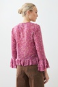 L165GBT2 BLUSA ESTAMPADA CON VOLADOS