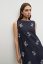 L158GDM1 VESTIDO BORDADO FLORAL