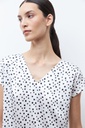 L170GBH4 BLUSA FRENTE ESTAMPA LUNARES